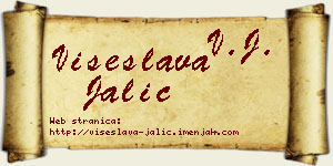 Višeslava Jalić vizit kartica